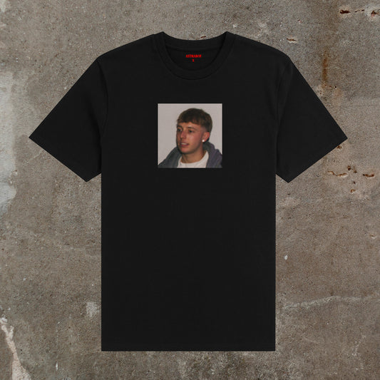 SUILJU FACE TEE BLACK